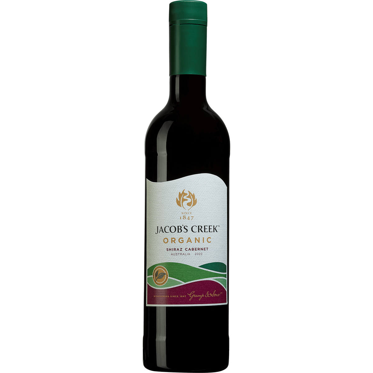 Jacob’s Creek Organic Shiraz Cabernet 2022 muovipullo