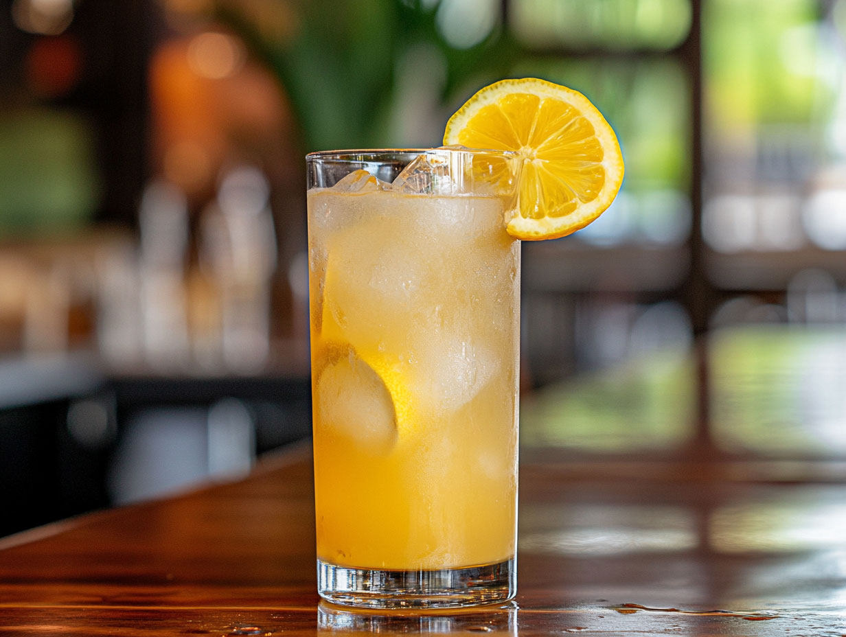 Malibu Passion for Collins Created by AI. Edited by Pernod Ricard Sweden
