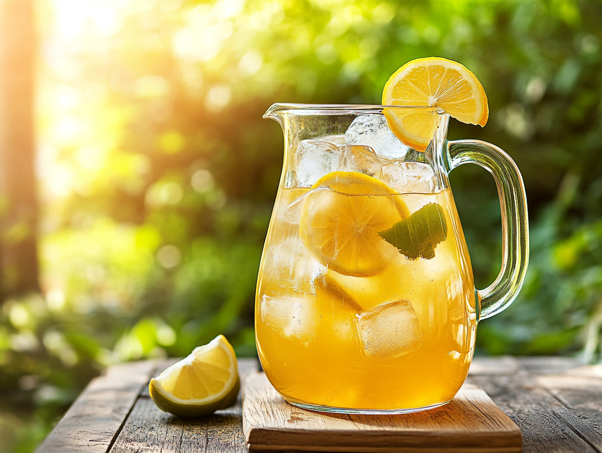 Whiskey lemonade