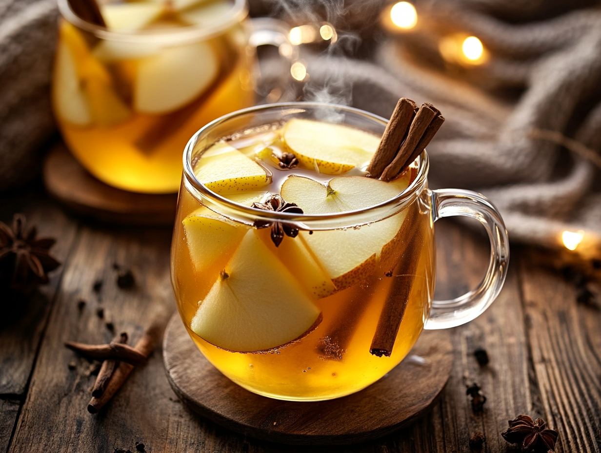 Warm Spiced Cider Sangria