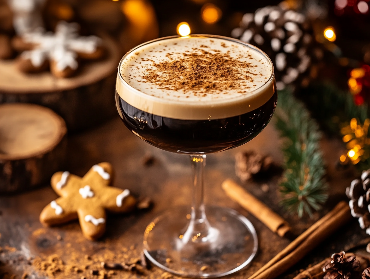Gingerbread Espresso Martini